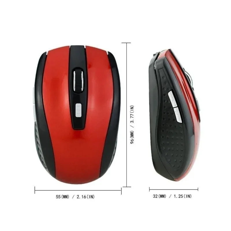 Souris Sans Fil 2,4 GHz – 6 Boutons et 1200 DPI pour PC et Ordinateur Portable