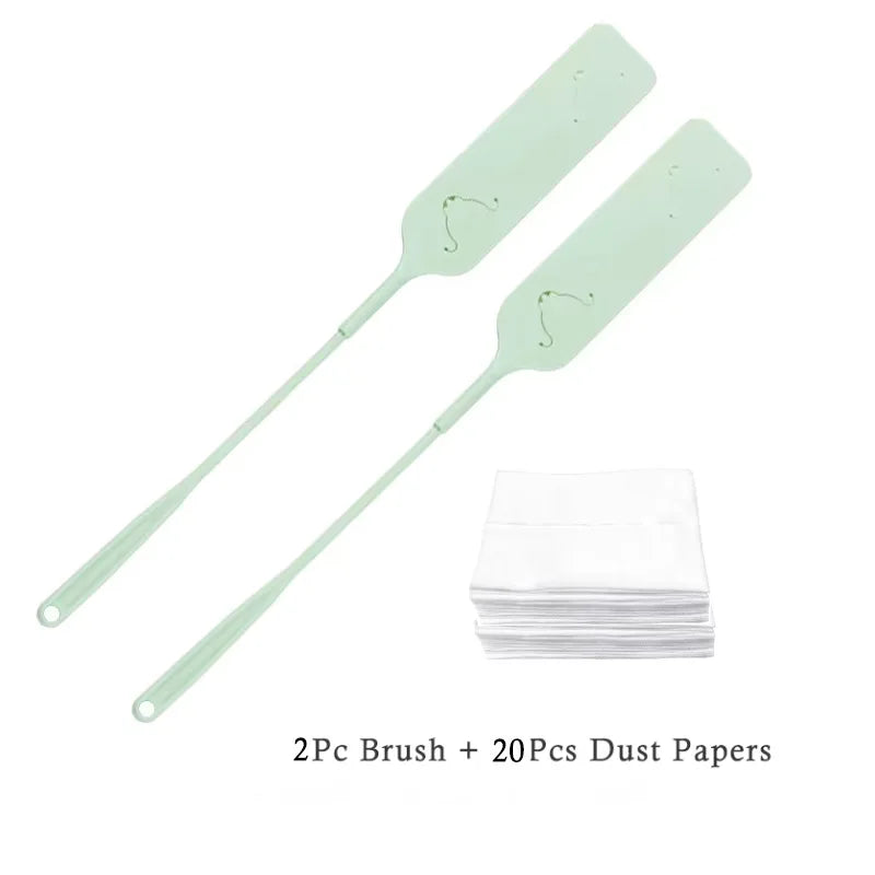 Brosse Dépoussiérante Ultra-Fine à Long Manche – Pour Dessous et Entre les Meubles + 10 Lingettes OFFERTES