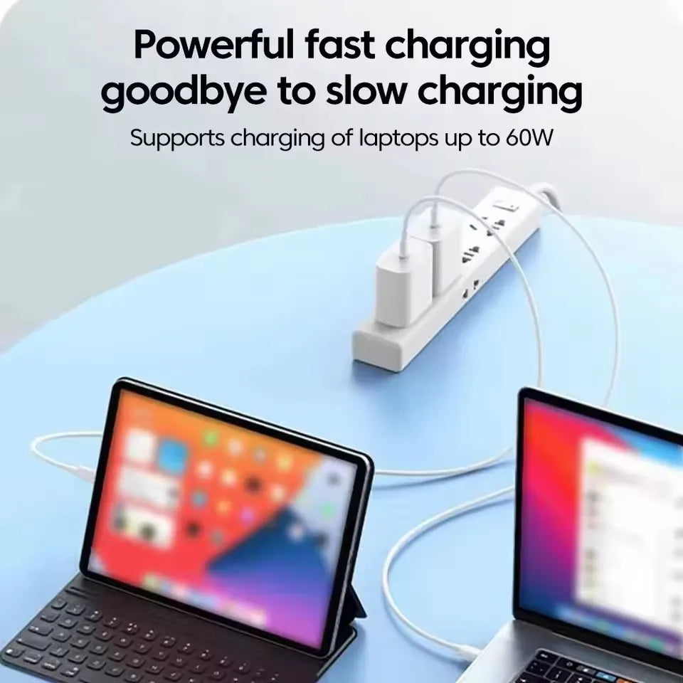 Lot de 2 Câbles USB-C vers USB-C 120W – Charge Super Rapide et Transfert Haute Vitesse - 1 OFFERT