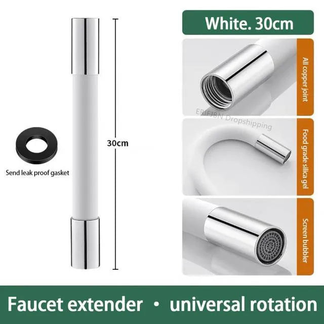 Extension de Robinet Universelle & Rotative à 360° en Silicone