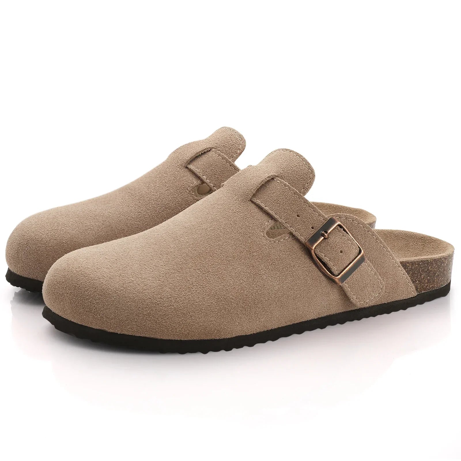 Comwarm - Mules sabots en daim - Modèle mixte