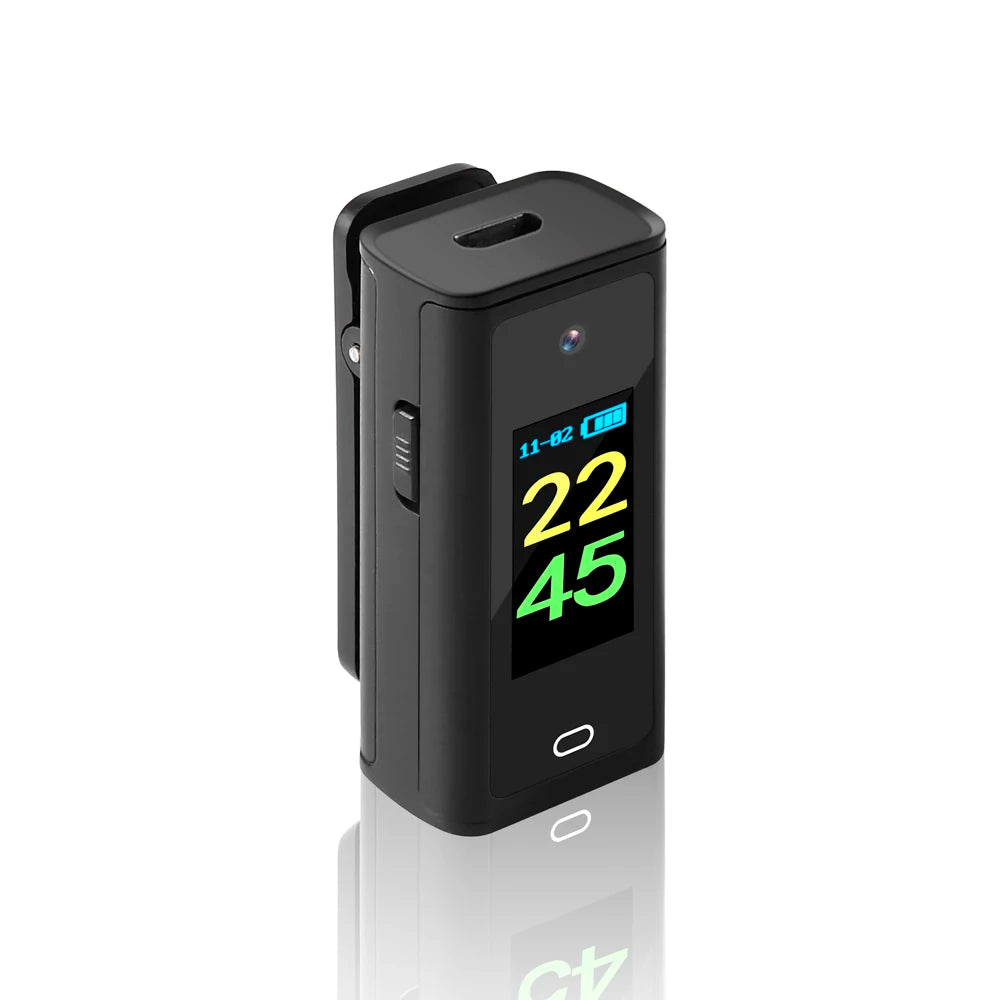 Mini Caméra 1080P HD avec Écran Enregistreur Vidéo & Audio - Clip Portable, Connexion USB & Carte SD Inclus