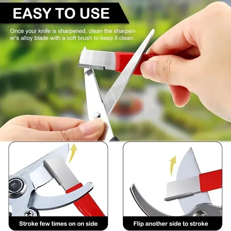 Lot de 10 Affûteurs Portables Multifonctions – Aiguiseur pour Couteaux, Ciseaux, Haches et Outils