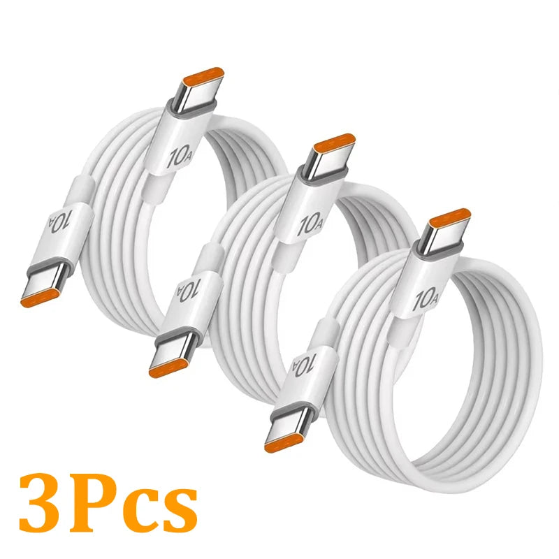 Lot de 2 Câbles USB-C vers USB-C 120W – Charge Super Rapide et Transfert Haute Vitesse - 1 OFFERT