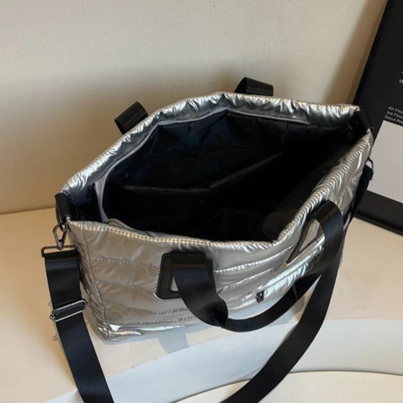 Sac Grande Capacité Matelassé Métallique Imperméable