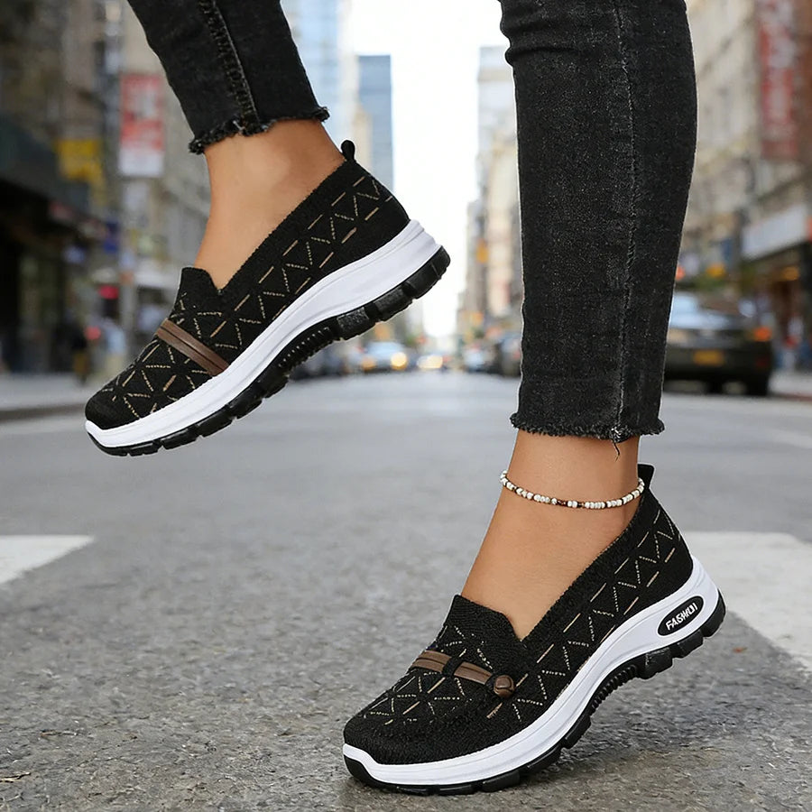 Chaussures Faciles à Enfiler avec Soutien Optimal Voûte Plantaire - Légères & Antiderapantes