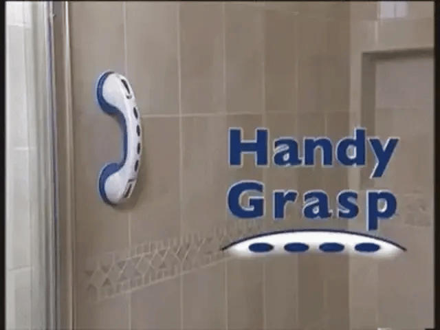 Barre d'appui à ventouse pour salle de bain - Livraison Offerte