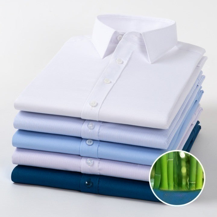 Men's Wrinkle-Free Bamboo Fiber Shirt